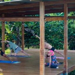 Yoga sessions during Mokum Surf Club Costa Rica retreat