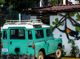 Landcruiser car in Santa Teresa Costa Rica