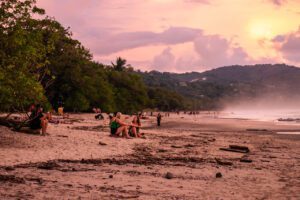 Sunset at Playa Santa Teresa Costa Rica