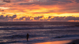 Sunset at Playa Santa Teresa in Costa Rica