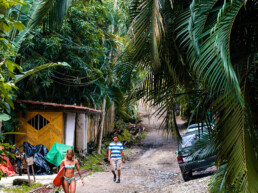 Street life in Santa Teresa Costa Rica