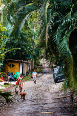 Street life in Santa Teresa Costa Rica