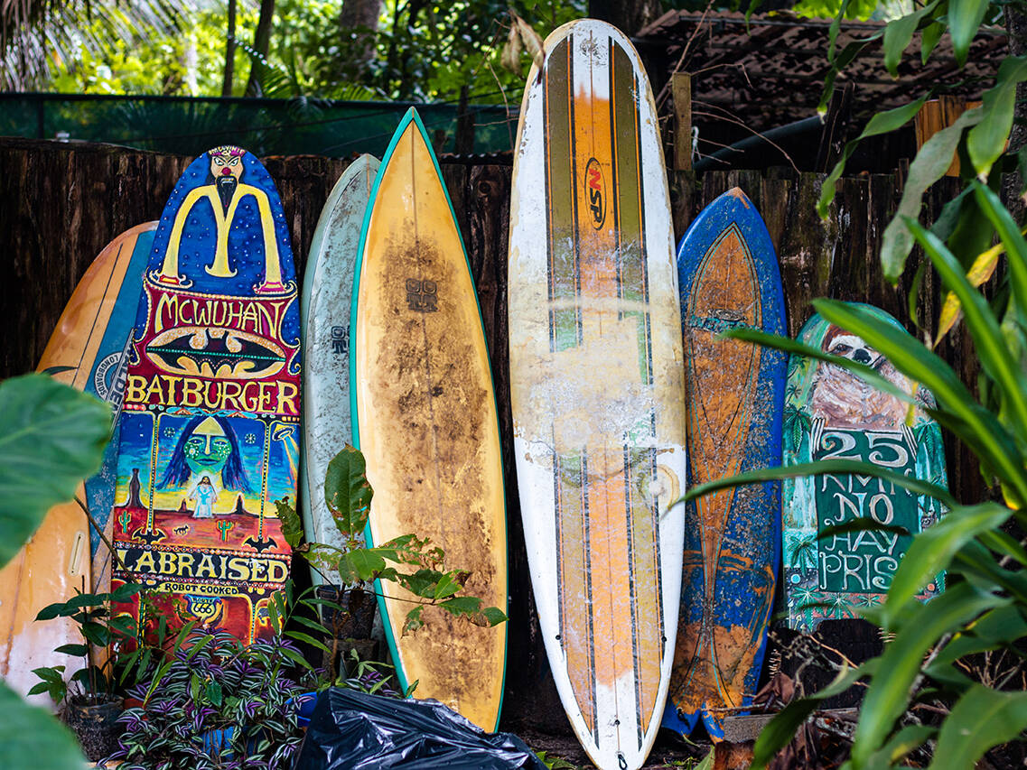 Surfboards for rent in Santa Teresa Costa Rica