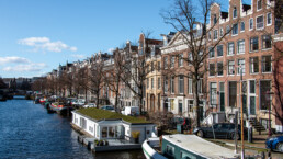 Amsterdam canal view of the Herengracht