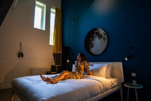 Bed room at Conscious Hotel Westerpark in Amsterdam
