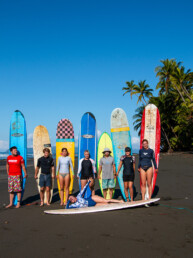 Retreat group at our Mokum Surf Club retreat in Costa Rica
