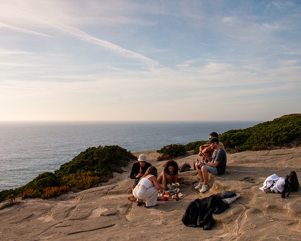 Sunset picnic with The Peak House in Portugal