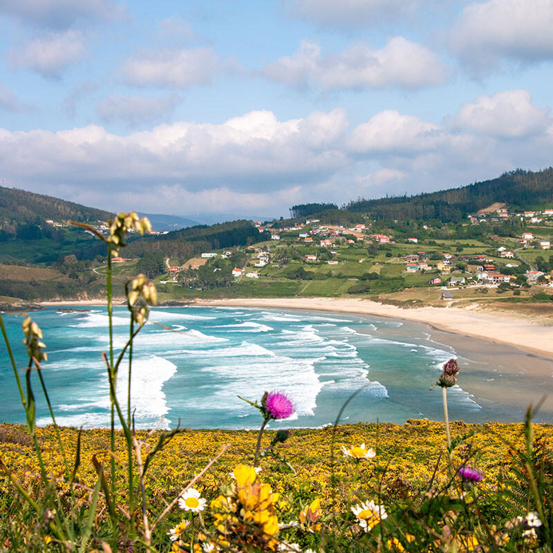 Praia Pantin in Galicia
