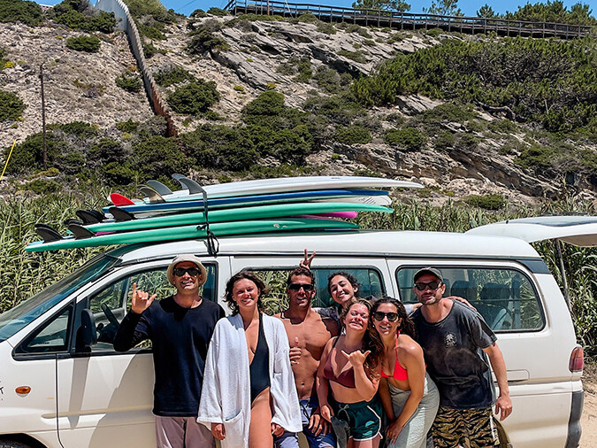 The Peak House surf week in Portugal