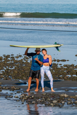 Surf lesson during Mokum Surf Club Costa Rica retreat