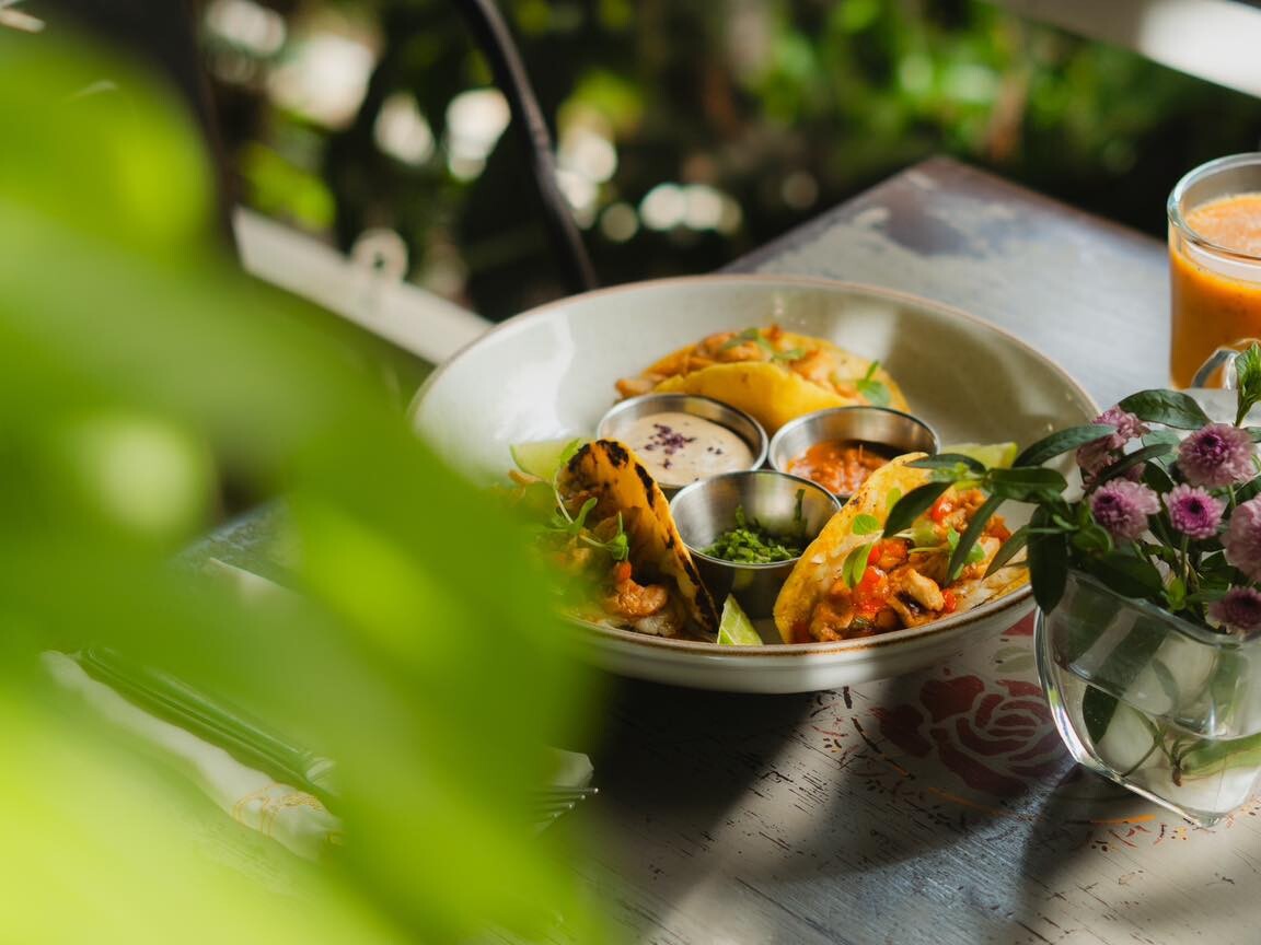 Food at Sibu cafe in Uvita Costa Rica
