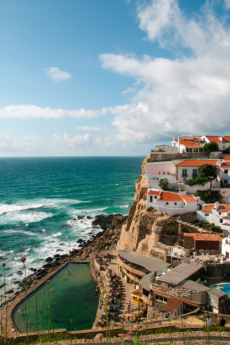 view of azenhas do mar in Portugal