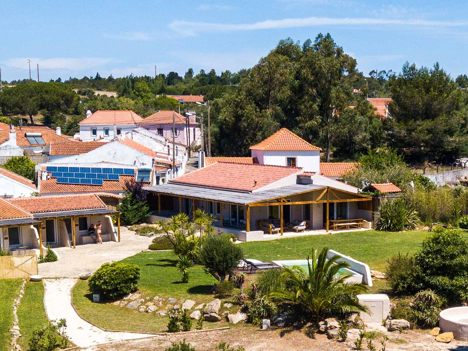 Boutique surf retreat villa with garden in the Sintra hills, Portugal