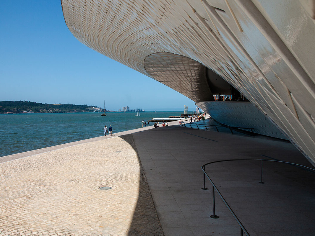 MAAT Museum in Lisbon on the river banks of the Tagus